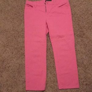 Pink EUC Lauren Jeans Co Capris